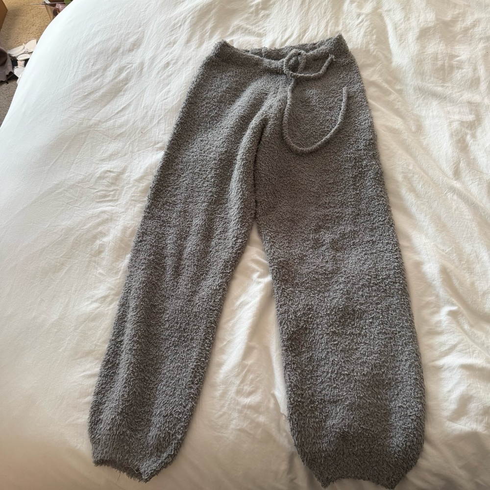 SKIMS Gray Cozy Track Pants
